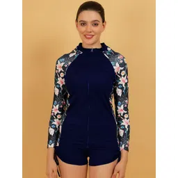 N-Gal Printed Swim Bikini & Boyshorts With Jacket-picture-28