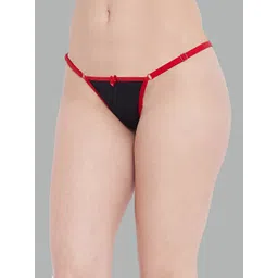 N-Gal Women Laced Adjustable Anti-Odour Thong Brief image 4