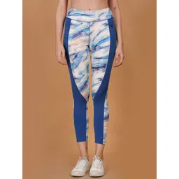 N-Gal Women Printed Slim-Fit Three-Fourth Length Gym Tights-picture-28