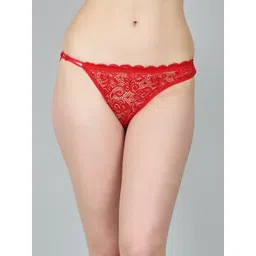 N-Gal Women Red Self-Design Bikini Briefs-picture-31