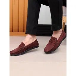 N N Creation Men Slip on Round Toe Lightweight Leather Penny Loafers-picture-18