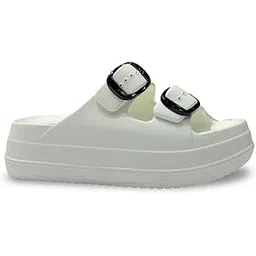 n p style Platform Slide Sandals with Double Buckle Straps, Waterproof EVA Material, Slippers For Women's-picture-49