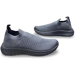 n p style Slip-On Knit Walking Shoes, Breathable Mesh Sneakers, Lightweight Comfort Shoes,-picture-43