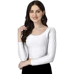 n y trendz Womens Stretchable Full Sleeves Blouses Womens Lycra Blouses-picture-45