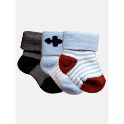 N2S NEXT2SKIN Infant Kids Pack Of 3 Ankle Length Socks image 1