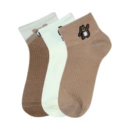 N2S NEXT2SKIN Kids Pack Of 3 Patterned Cotton Socks-picture-16