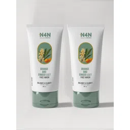 n4n NATURE4NATURE Set of 2 Orange & Ginger Lily Face Wash - 100ml Each-picture-18