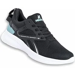 naatu V MAX Rider Breathable Sports Shoes for Men | Lightweight Sneakers for Men with Memory Foam Insoles | Sleek Casual Shoes for Men | Men Walking Shoes, Gym Shoes, Running Shoes for Men (Black)-picture-13