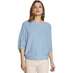 nachu Women Fashion Ribbed Batwing Sleeves Bagy Balloon Style Fit Top |Casual Regular Size fit | Monsoon and Party fit-picture-28