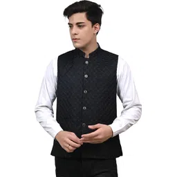 nadwi garments Embroidered Men Waistcoat-picture-14