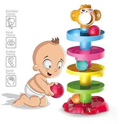 nafhotoz Little Monkey 5 Layer Baby Roll Ball Toy-picture-16