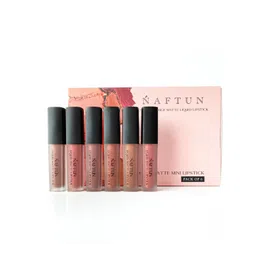 NAFTUN BEAUTY Set Of 6 Creme Matte Mini Liquid Lipsticks - 3.5 ml Each-picture-26