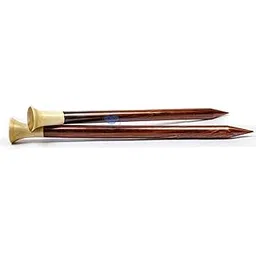 Nagina International US Size 19-14" Rosewood & Maple Crafted Premium Yarn Knitting Needles | Stitching Accessories & Supplies (Maple Head, 16mm)-picture-13