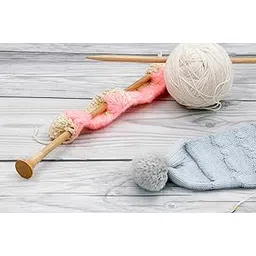 Nagina International US Size 8-14" Rosewood & Maple Crafted Premium Yarn Knitting Needles | Stitching Accessories & Supplies (Maple, 5mm)-picture-12