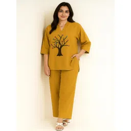 Naida Women Mustard Co-Ords-picture-15