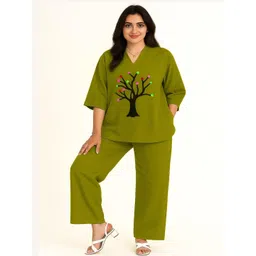 Naida Women Olive Co-Ords-picture-27