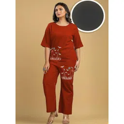 Naida Women Rust Co-Ords-picture-25