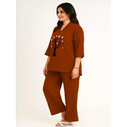 Naida Women Rust Co-Ords image 2