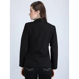 naida Women Solid Single Breasted Casual, Formal Blazer image 2