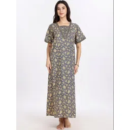 NAIDU HALL Printed Maxi Nightdress-picture-14