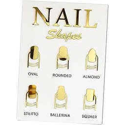 Nail Art Display Board Acrylic Manicure Display for Nail Salon Nail Art Tool 19cmx26.5cmx2mm A | Nail Decorations | Nail Art Kits | Manicure Accessories-picture-28