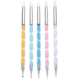 Nail Art Pens, 5 Pieces, Dotting Tool Set, Multi-Color Design, Perfect for DIY Manicure-picture-24