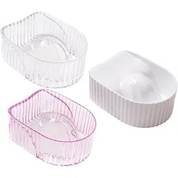 Nail Soaking Bowl Nail Art Tool Manicure SPA Remover Acrylic for Home Salon Transparent-picture-10