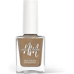 Nails & More Quick-Dry Nail Polish Glossy Finish Long-Lasting No Chip High Shine Nail Paint Enamel for Women No Harmful Chemicals Vegan Cruelty-Free & Toxin-Free Nail Lacquer 10ml (Metallic Gold)-picture-30