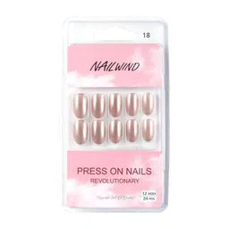 NAILWIND Set Of 24 Press On Nails - Rose - V-18-picture-10