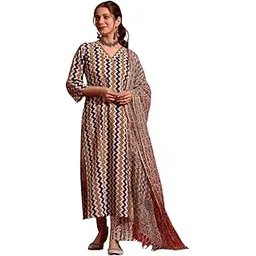 nainvish Rayon Kurta Set Women | Kurta Set for Women | Kurta Set with Dupatta | V Neck Kurta Set Women | Kurta Pant with Dupatta | Printed Kurta Set | Regular Kurta Set Women | Women Kurta Pant Set-picture-37