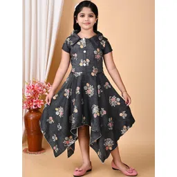 NAIVETY Floral Print Fit & Flare Midi Dress-picture-57