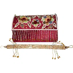 naizoo Party Maroon Clutch-picture-12