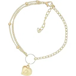 nakabh Latest Single Leg anklets for Women Stylish Girls image 1