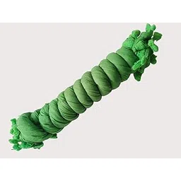 Nakoda Creation Cotton Blend Solid Women Dupatta (Pompom-Green_New)-picture-14