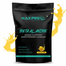 Nakpro Beta Alanine Supplement Powder| Muscle Building Amino Acid, Faster Recovery, Reduce Fatigue & Build Endurance, Pre Workout supplement for Men & Women -100g FruitPunch, (33 Servings)-picture-19