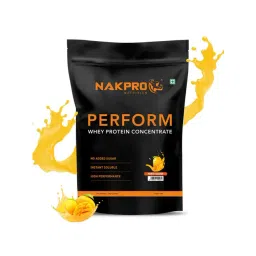 Nakpro Perform Whey Protein Concentrate Mango Flavour Supplementpowder - 1Kg-picture-95