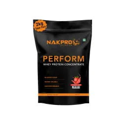 NAKPRO Perform Whey Protein Concentrate Supplement Powder - Strawberry Flavour-picture-21