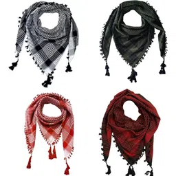 namal Printed Cotton Blend Men Multicolor Fancy Scarf, Scarf, Bluetooth Scarf, Stole-picture-14