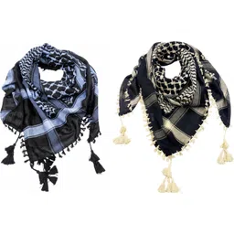 namal Printed Cotton Blend Men Multicolor Fancy Scarf, Scarf, Bluetooth Scarf, Stole-picture-37