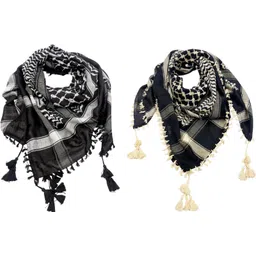 namal Printed Cotton Blend Men Multicolor Fancy Scarf, Scarf, Bluetooth Scarf, Stole-picture-12