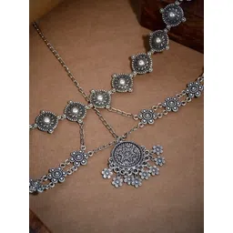 NAMAN ARTS Oxidised Matha Patti Head Jewellery-picture-41