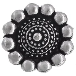 naman arts Oxidised Rings Set for Women – Traditional Indian Circular Medallion Design Statement Rings Combo, Antique Finish Ethnic Jewellery image 3