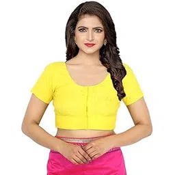 namita Women's Cotton Solid Half Sleeve Blouse-picture-12