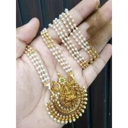 NAMOHH ENTERPRISSES Gold-Plated Alloy Artificial Beads Jewellery Set-picture-37