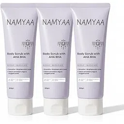 Namyaa Body Scrub witholiator | For Keratosis Pilaris, Strawberry Legs & Rough Skin | Smooth & Bright Skin | Pack of 3 (600gm)-picture-16