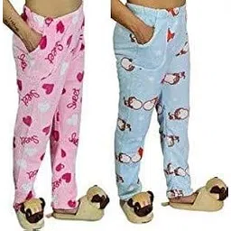 NanoEdge Women's Fleece Pajama Pants with Pockets (Pack of 2) Size (26 Till 32)-picture-17