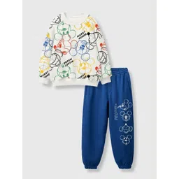 Nap Chief Kids Mickey Mouse Printed Long Sleeves Sweatshirt With Jogger-picture-25