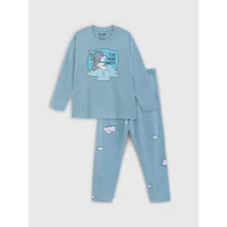 Nap Chief Kids Tom & Jerry Printed Pure Cotton Night Suit-picture-53