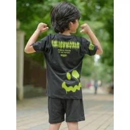 Nap Chief Unisex Kids Printed T-shirt with Shorts-picture-31