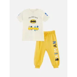 Nap Chief Unisex White Cotton Graphic Night Suit-picture-44